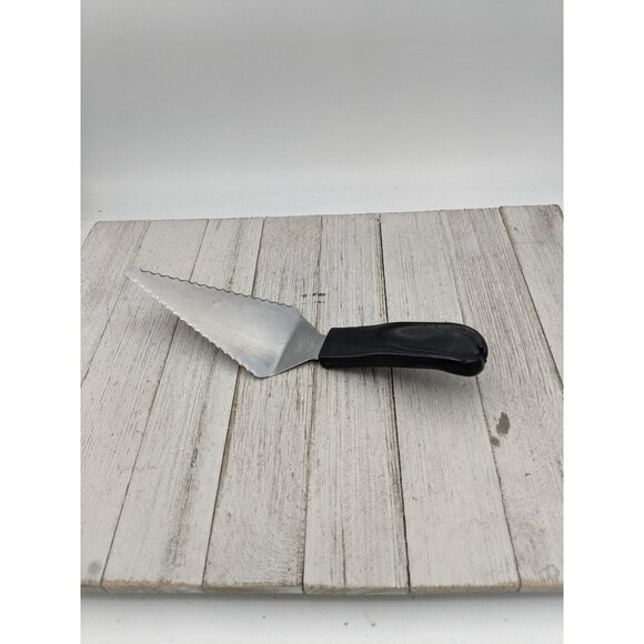 Pampered Chef Pie Server Stainless Steel 1166 Serrated *Damaged* - Picture 1 of 8